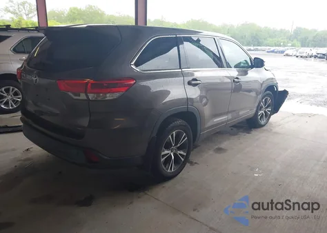 2017 Toyota Highlander Le from USA, damaged, VIN 5TDBZRFH6HS386710
